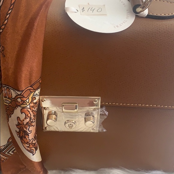 Deuce peches leather hand bag - Picture 4 of 8